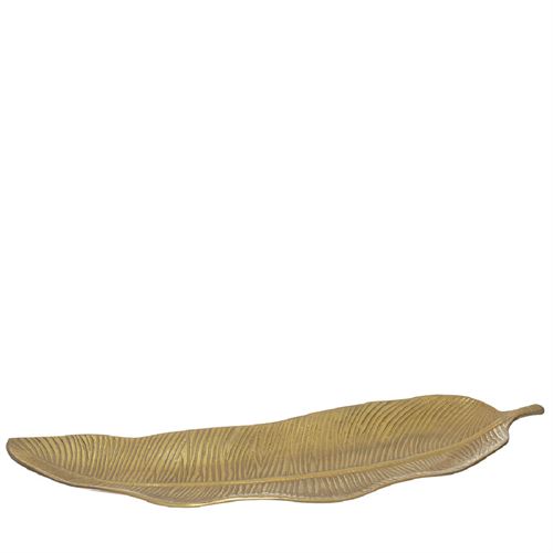 88894 TAÇA FOLHA  ALUMINO DECORATIVA 81CM