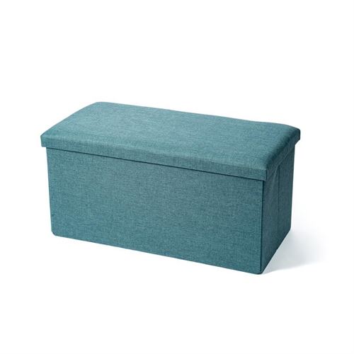127032855 BANQUETA DOBRÁVEL CINZA 76X38X38CM