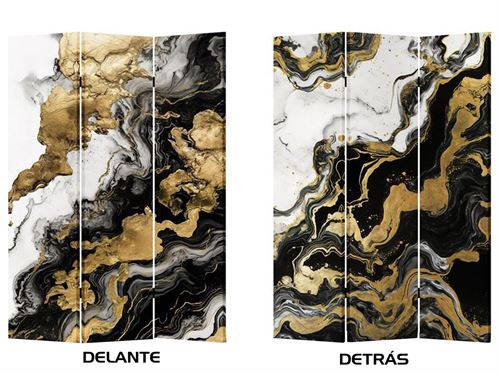 372440 BIOMBO 3 FOLHAS ABSTRATO 114X180CM