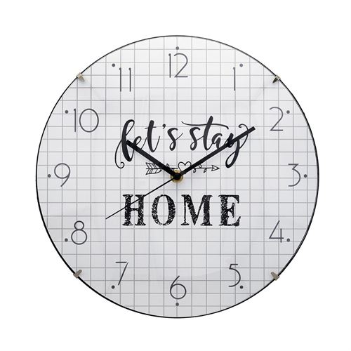 7936018 RELOGIO 31CM PL STAY HOME DAILY QD