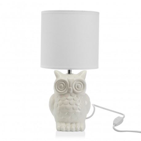 20790065 CANDEEIRO CERAMICA MOCHO BRANCO