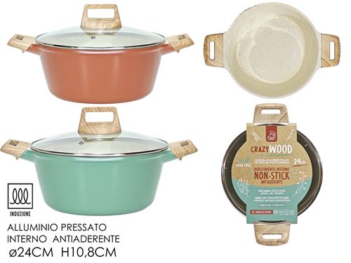 572209 CAÇAROLA 24CM CRAZY WOOD