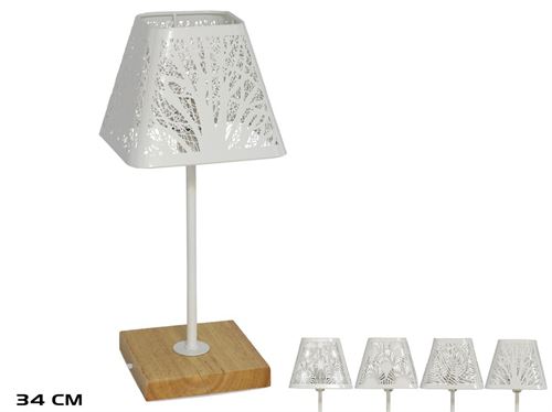 21133 CANDEEIRO JUNGLE 34CM 4SORT 15X15X35CM