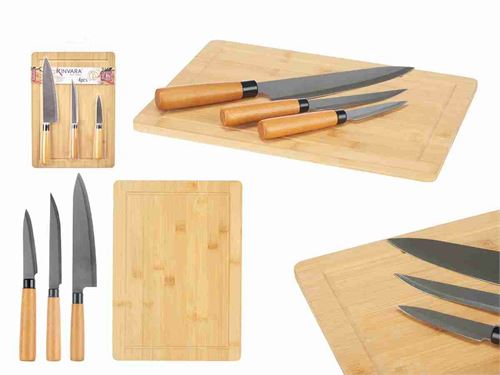 90943 TABUA BAMBU COM 3 FACAS