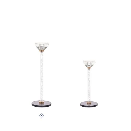 94261 CASTIÇAL DECORATIVO METAL E VIDRO C 8,00 L 8,00 A 24,50