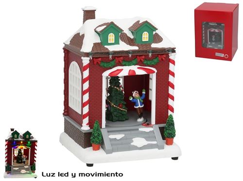 509105 CASA NATAL COM LUZ 14,5X12,8X20,3CM