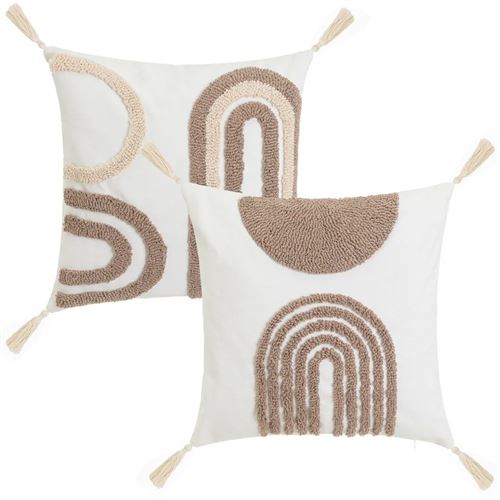 805439 ALMOFADA STONE 2 MOD POLIESTER ALGODAO 45X45CM
