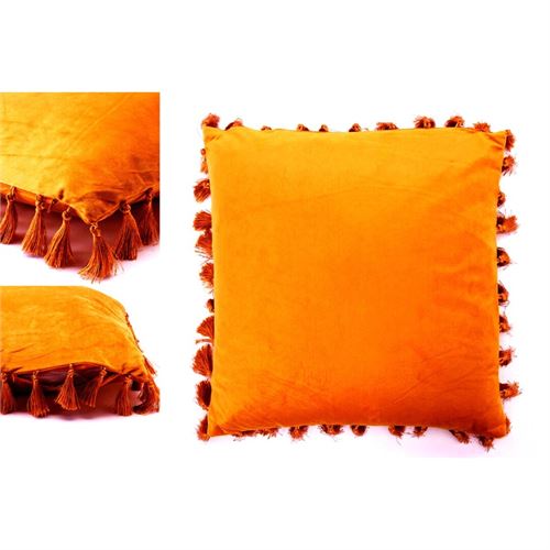 P190685731 ALMOFADA JNY19356 - ORANGE 48 45x45cm 100%POLIESTER