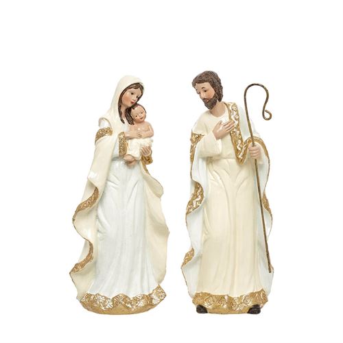 81943 NATAL - SAGRADA FAMÍLIA 2PÇS POLIRESINA C 10,50 L 8,50 A 23,00