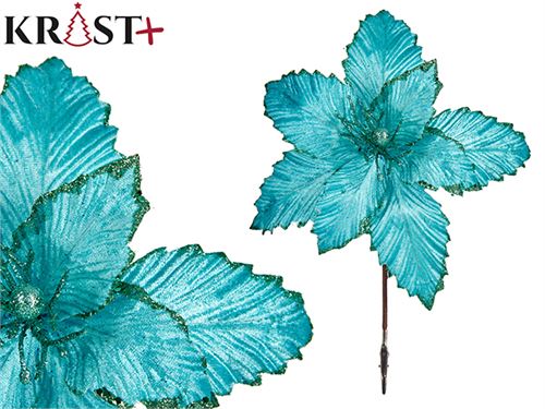 98229 FLOR NATAL ARTIFICIAL  DECORATIVA 25CM VERDE