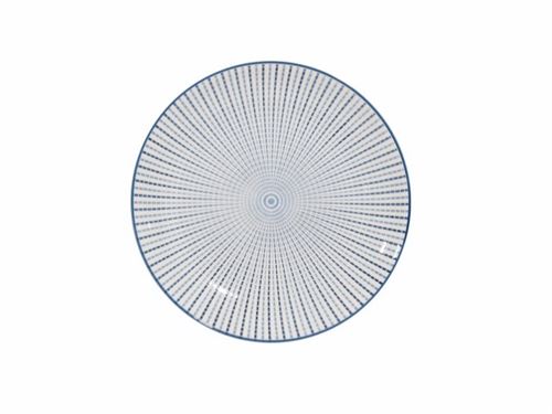 01.0008881 PRATO SOBREMESA CERAMICA GRES AZUL