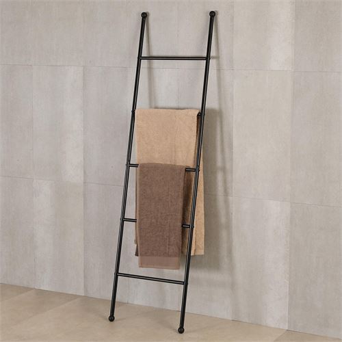 18790779 TOALHEIRO PRETO METAL 40X20X150CM