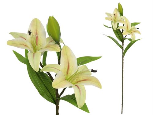 HASTE LILIUM AMARELO TOQUE REAL 77CM