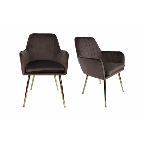 P070284598 POLTRONA BEGE ESCURO T9804 59X61X83CM