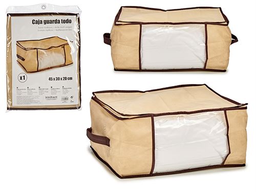 41460 CAIXA ARRUMAÇAO 45X30X20CM COR NATURAL