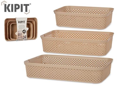 86610 BANDEJAS ORGA RETANG PL 35,5 x 24 x 7,5 cm.