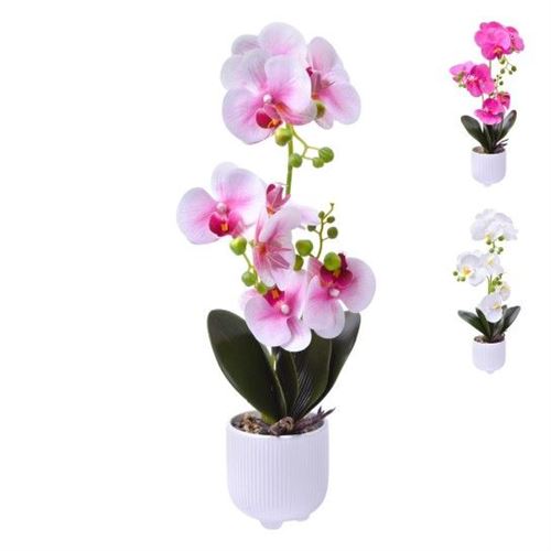 390509 VASO C/ FLOR 45CM 2439-050