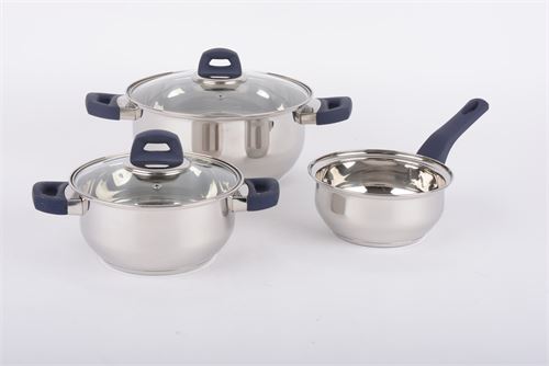 8164 TREM TACHOS 5PÇS OSLO AÇO INOX