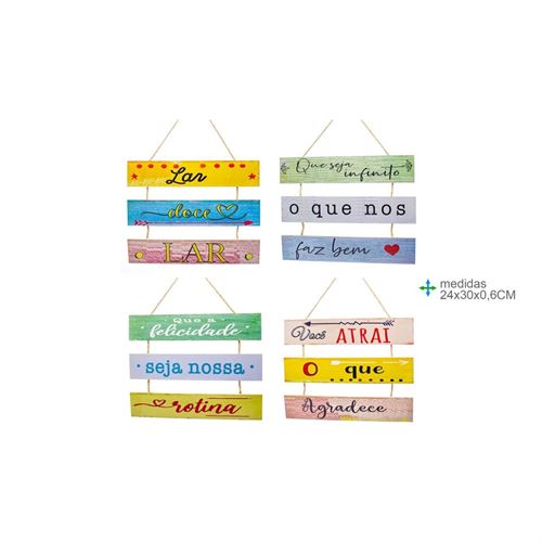 BD-76806 PLACA PAREDE MDF 24x30x0,6cm