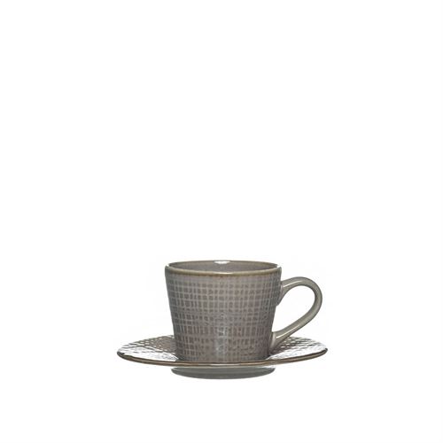 CHAVENA C/PIRES CAFE GRES BROWN 6X4,5CM