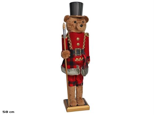 8014 SOLDADO URSO PELUDO 58cm
