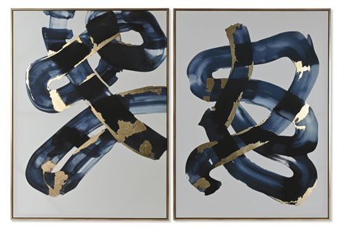 CU-211762 QUADRO PS TECIDO TELA 90X4X120CM  ABSTRATO 2 MOD.