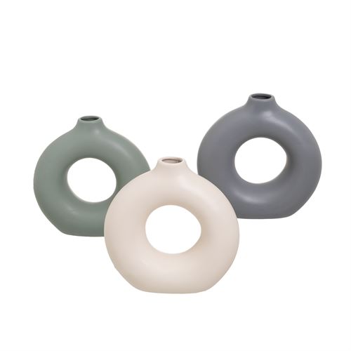 806866 VASO 3/C CERÂMICA 21 X 8 X 20 CM