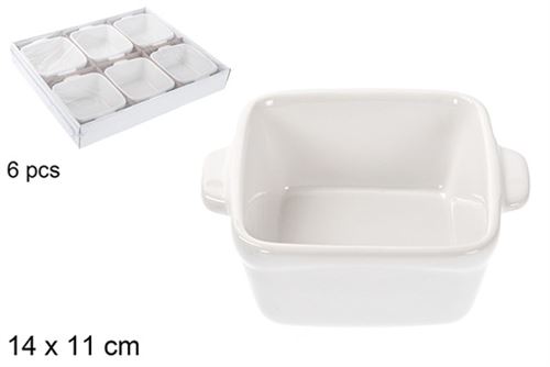 113522 TAÇA CERAMICA C/ASA QUADRADA 14X11CM