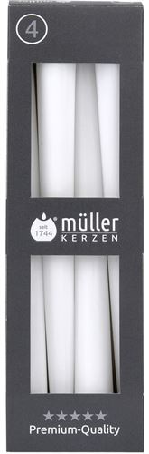 34254 C/4 VELAS BRANCAS
