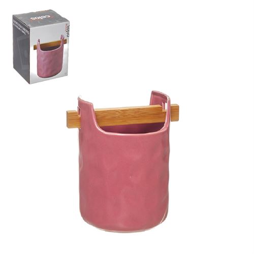 24376 SUPORTE P/ TALHERES PORCELANA E BAMBU C 11,00 L 11,00 A 15,00