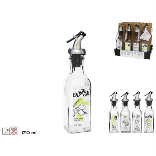 225623 GARRAFA VDR AZEITE OLIVA 170ML 4 SORT.