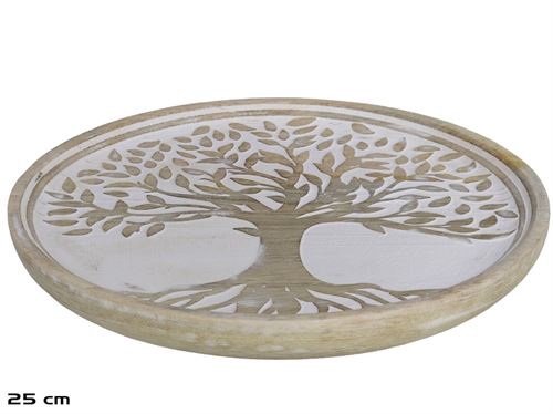 132365 BASE MDF ARVORE DECORATIVA 25X25X3