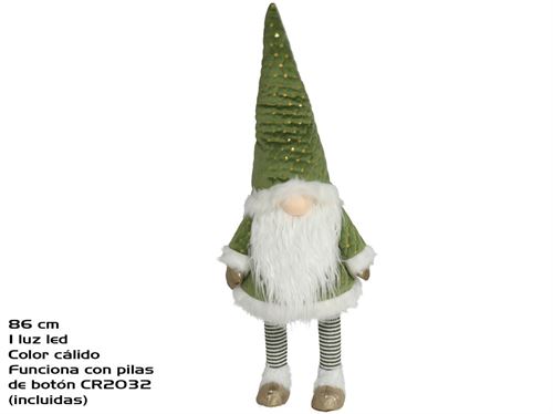 4600 PAI NATAL 1LED VERDE 32X24X86CM