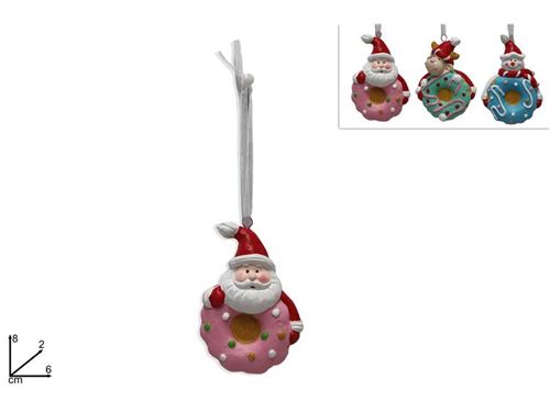 254111 PENDENTE DOCE NATAL RESINA 3SORT
