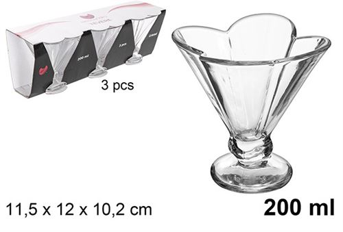 107831 TAÇA VIDRO GELADO PK3 TEVERE 200ML