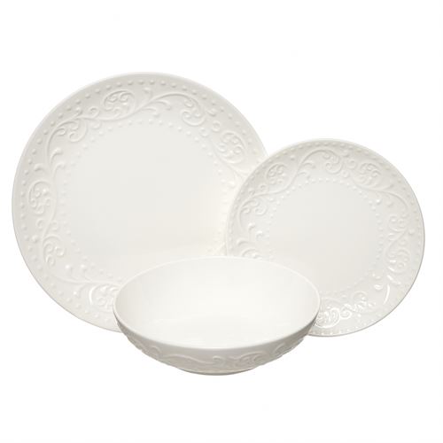 SERVIÇO PORCELANA BRANCO 18PÇS