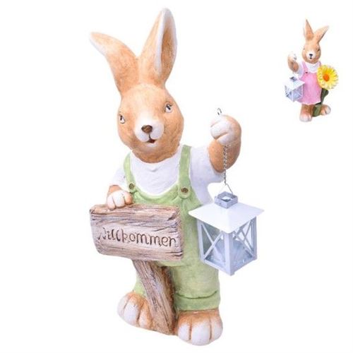 423043 COELHO COM LANTERNA 50CM