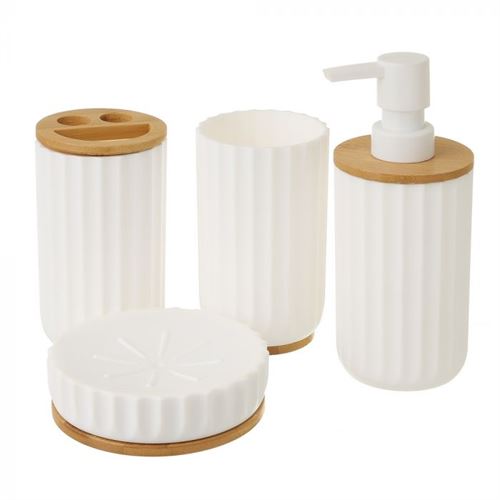 PEÇAS BAMBU/PL WC SET 4UN