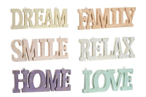 DH-208265 DECORAÇÃO 40X4X15 LOVE DREAM FAMILY 6 SORT