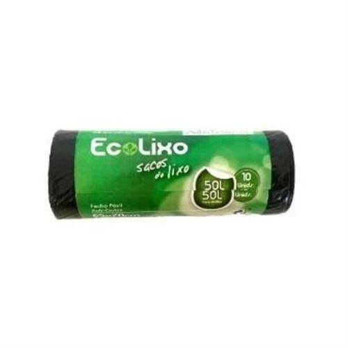 ROLO SACO P/LIXO 65X70 VERDE 50LT 10S