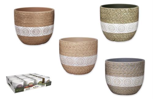 VASO CERAMICA 12X12X11CM