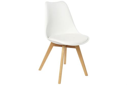 MB-204774 CADEIRA PP FAIA 48X55X83 ACOLCHOADA BRANCO