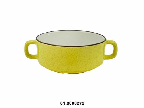 TIGELA SOPA AMARELA CERAMICA GRES