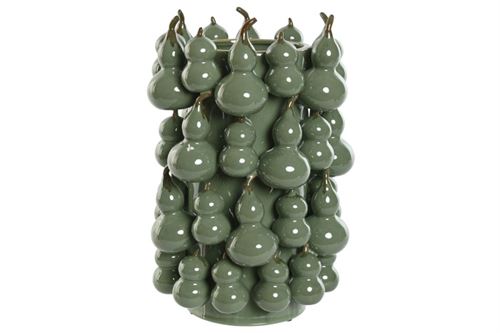 JR-217873 JARRO CERÂMICA 25X25X30 ABOBORA VERDE