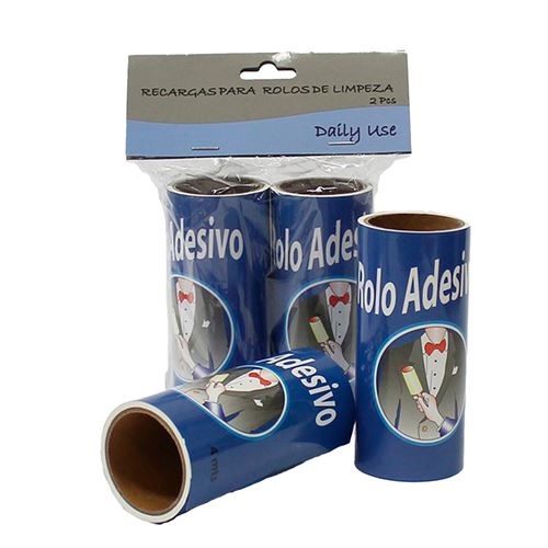 ROLO TIRA PELOS 2X40 FOLHAS RECARGA 1796150-40