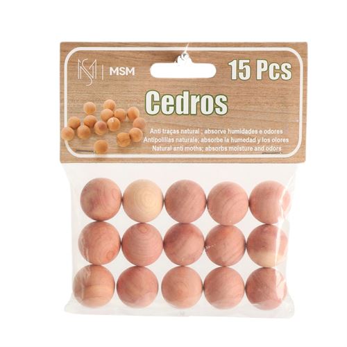 CEDROS ANTI TRAÇA 15PÇS