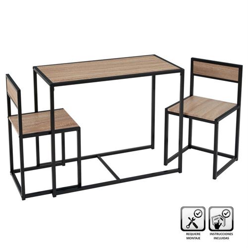 801348 MESA C/2 CADEIRAS MDF/MTL