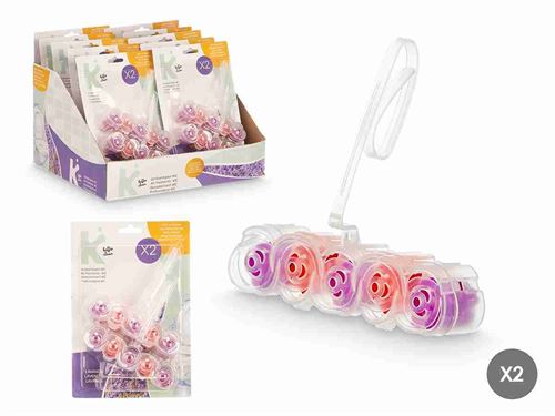10831 BLOCO SANITARIO PK2 LAVANDA 50GR