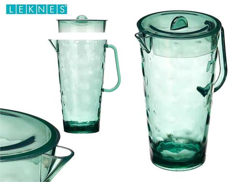89923 JARRO DE PLÁSTICO PONTOS 2000ML VERDE