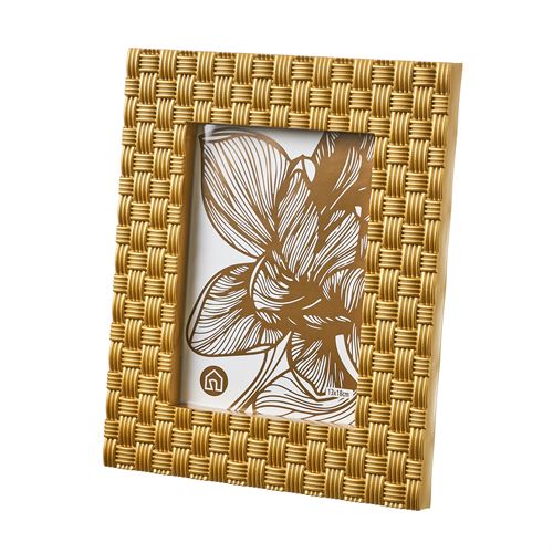 802909 PORTA-FOTOS 13X18 PP-CRISTAL OURO 19,70 X 2,20 X 25 CM
